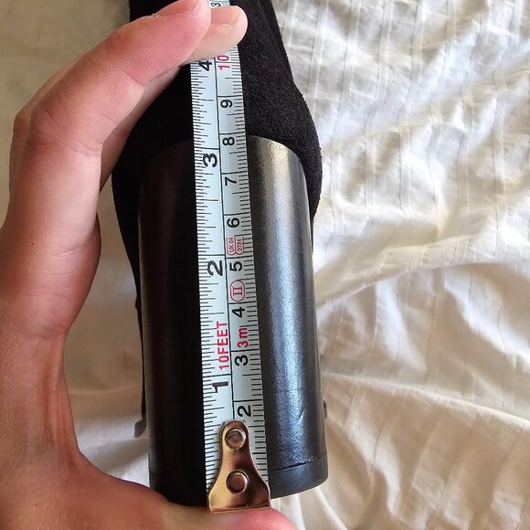 New Topshop Control Over The Knee Suede Boots - 2014 - Black - Sz UK 5 / 38 EU / - Picture 13 of 16